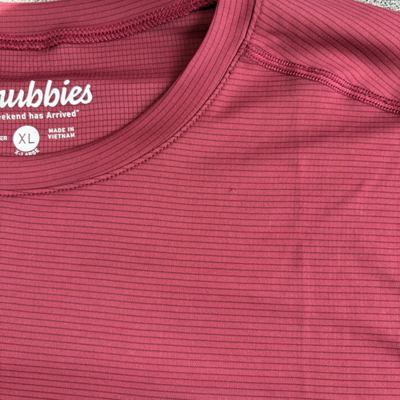 Chubbies Ultimate Performance T-Shirt Long Sleeve X-Large "The Cardinal Rule" - Picture 8 of 8